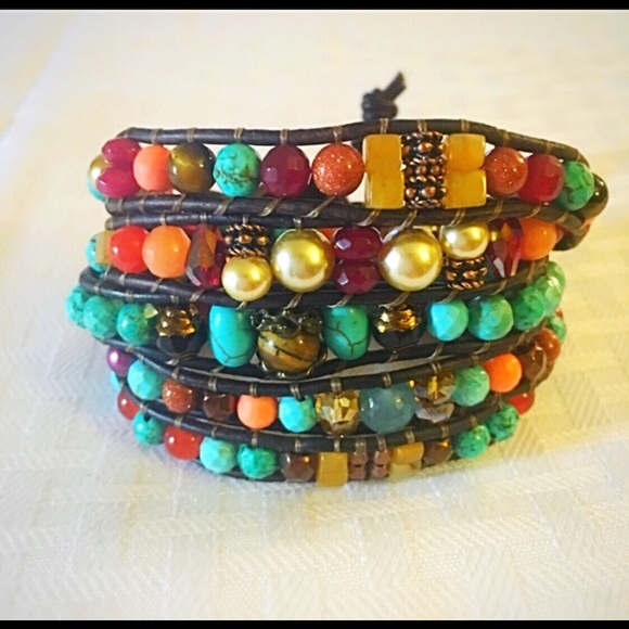 Handmade Renaissance Leather Wrap - Picture 2 of 6